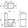 Чаша напольного унитаза BELBAGNO BB2149CPR