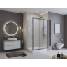 Душевой уголок BELBAGNO UNO-195-AH-1-130/100-C-Cr